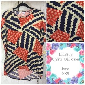 XXS LuLaRoe Americana Irma